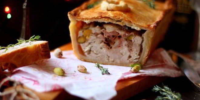 Рецепт мясного пирога паштет в коре