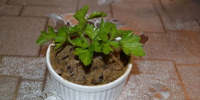 Рецепт паштета из баклажана