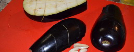 Шаг 1: паштета из баклажана