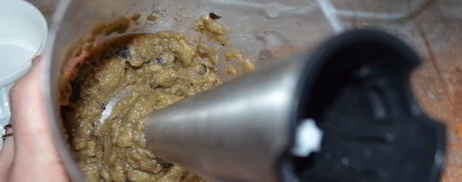 Шаг 4: паштета из баклажана