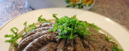 Шаг 2: паштета из говяжей печени