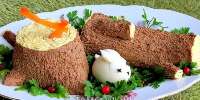 Рецепт паштета из куриной печени нарезной