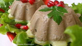 Рецепт Паштета из куриной печени с черносливом и орехами