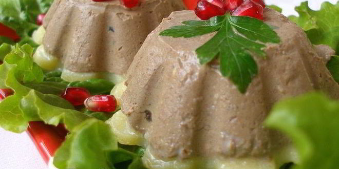 Рецепт паштета из куриной печени с черносливом и орехами