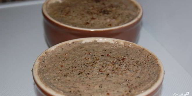 Рецепт паштета из куриной печени с грибами