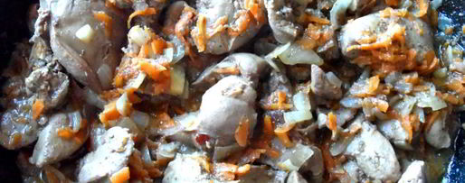 Шаг 3: паштета из куриной печени с укропом