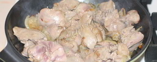 Шаг 3: паштета из куриной печени со сливками