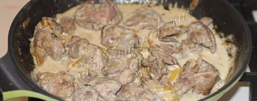 Шаг 4: паштета из куриной печени со сливками