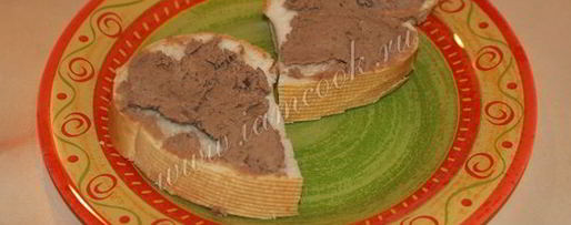 Шаг 7: паштета из куриной печени со сливками