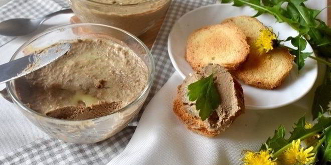 Рецепт паштета из печени кролика с каштанами