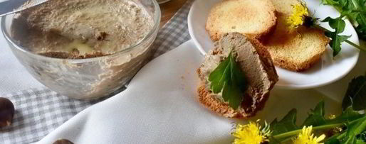 Шаг 14: паштета из печени кролика с каштанами