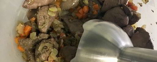 Шаг 7: паштета из печени кролика с каштанами