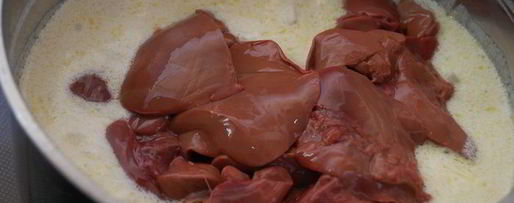 Шаг 3: паштета из печени кролика