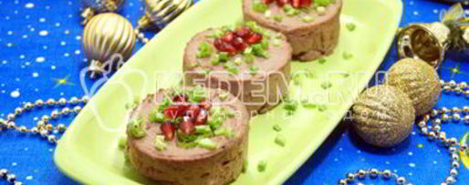 Шаг 9: паштета из печени новогодний