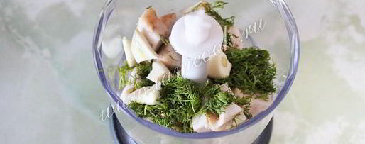 Шаг 2: паштета из сала