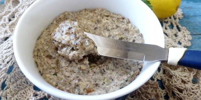 Рецепт паштета из шампиньонов и моцареллы