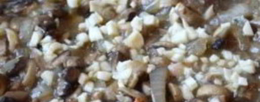 Шаг 4: паштета из шампиньонов