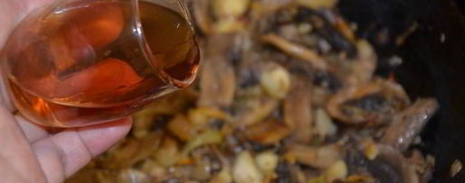 Шаг 3: паштета с каштанами и шампиньонами