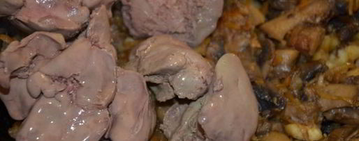 Шаг 4: паштета с каштанами и шампиньонами