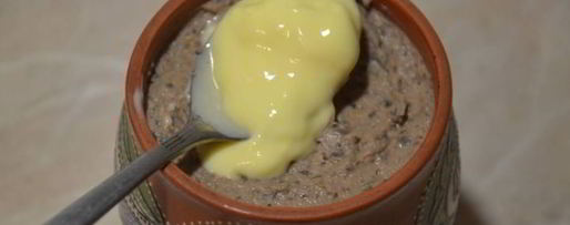 Шаг 7: паштета с каштанами и шампиньонами