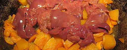 Шаг 2: печеночного куриного паштета с тыквой и овощами