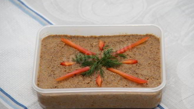 Рецепт Печеночного паштета из говяжьей печени