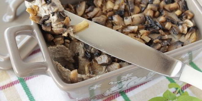 Рецепт печеночного паштета с грибами