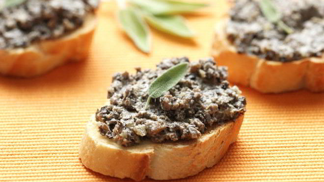 Рецепт Пикантного фасолевого паштета