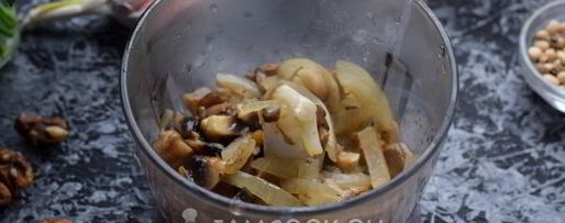 Шаг 5: постного паштета из фасоли с грибами