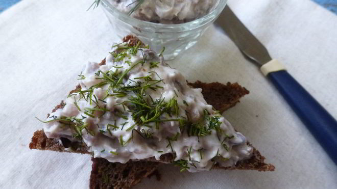 Рецепт Селедочного паштета с творожным сыром