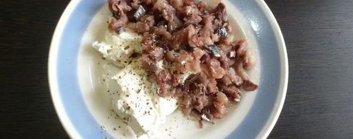 Шаг 1: селедочного паштета с творожным сыром