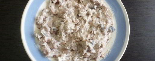 Шаг 2: селедочного паштета с творожным сыром