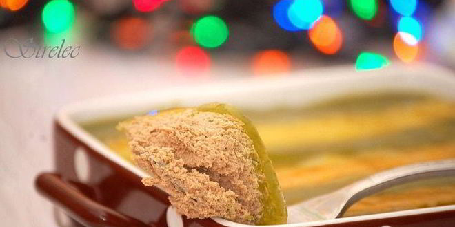 Рецепт запеченного паштета из печени кролика со вкусом нового года