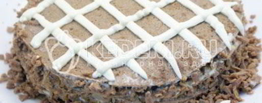 Шаг 15: блинного торта с печенью