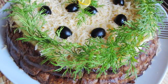 Рецепт печеночного торта из духовки