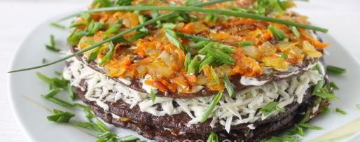 Шаг 12: печеночного торта из свиной печени