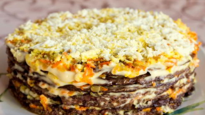 Рецепт Печеночного торта классического