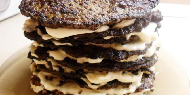 Рецепт печеночного торта нежность