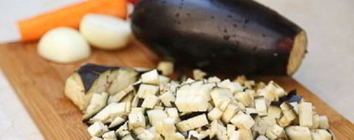 Шаг 3: печеночного торта с баклажанами