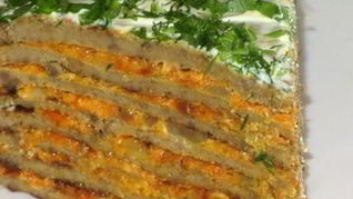 Рецепт Печеночного торта с блинами