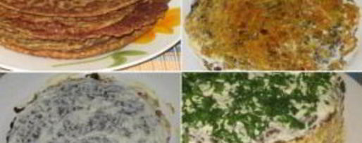 Шаг 5: печеночного торта с блинами