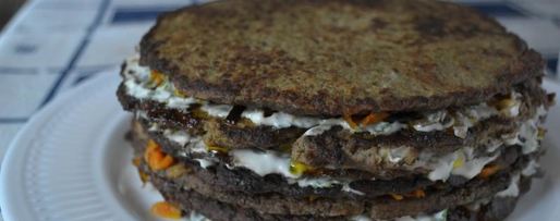 Шаг 13: печеночного торта с морковью и луком