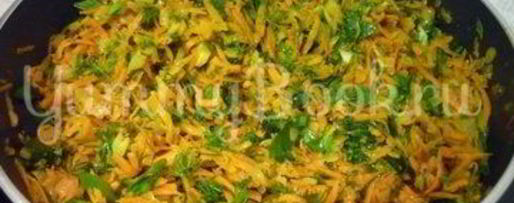 Шаг 14: печеночного торта с зеленью и помидорами