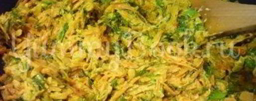 Шаг 15: печеночного торта с зеленью и помидорами