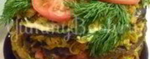 Шаг 22: печеночного торта с зеленью и помидорами