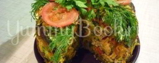 Шаг 23: печеночного торта с зеленью и помидорами