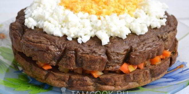 Рецепт печеночного торта в мультиварке