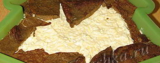 Шаг 8: печеночного торта в виде елочки