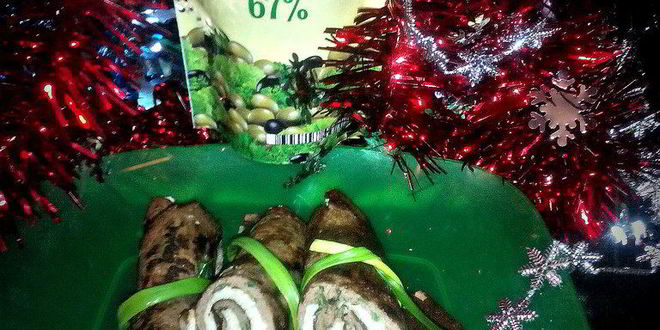 Рецепт печеночных рулетиков