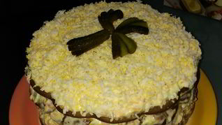 Рецепт Печеного печеночного торта